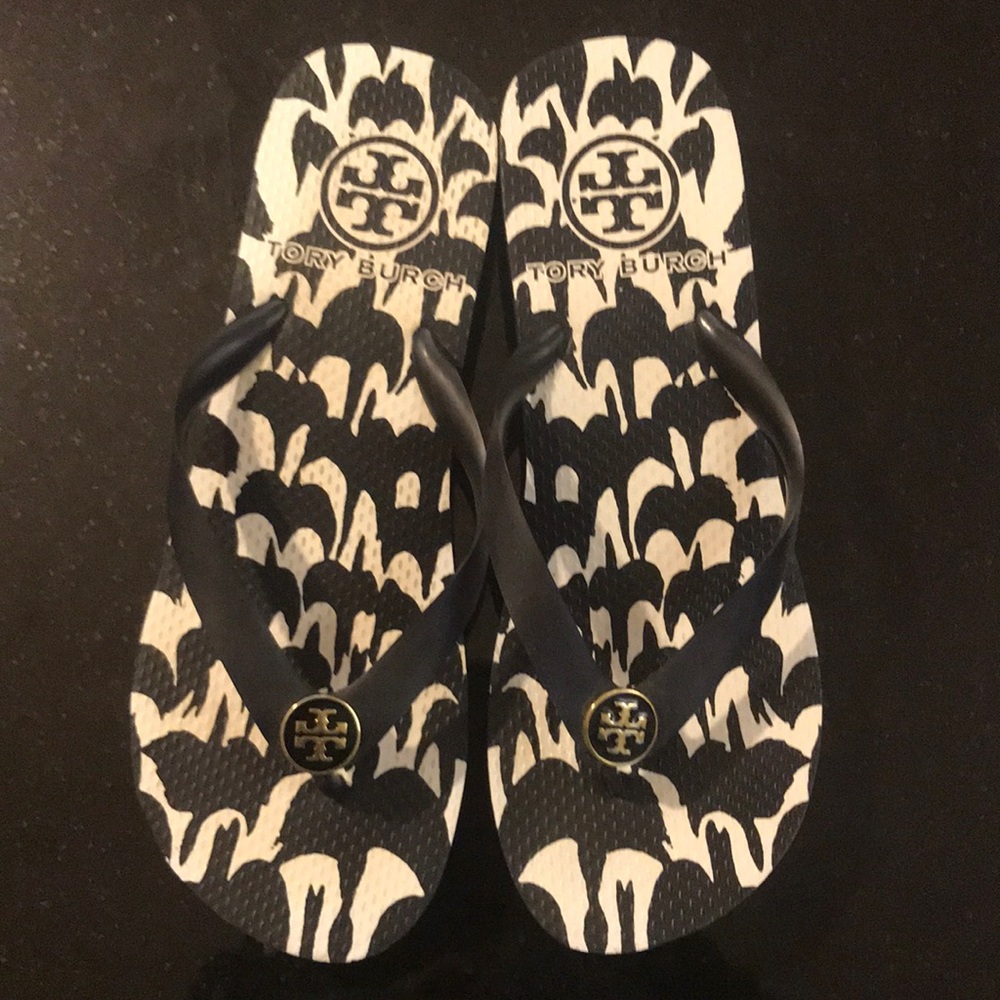 Tory Burch platform flip flops